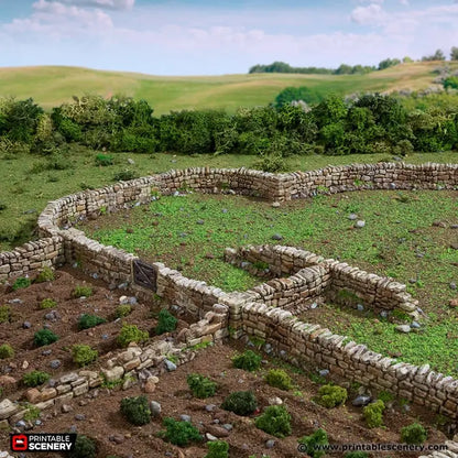 Country High Walls / Low Walls - Country & King - Fantasy Historical Walls