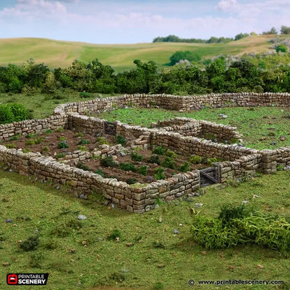 Country High Walls / Low Walls - Country & King - Fantasy Historical Walls