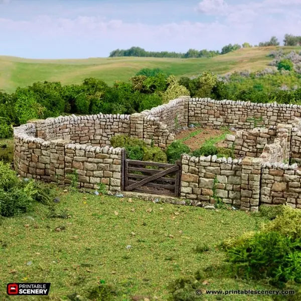 Country High Walls / Low Walls - Country & King - Fantasy Historical Walls