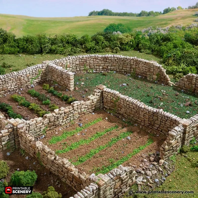 Country High Walls / Low Walls - Country & King - Fantasy Historical Walls