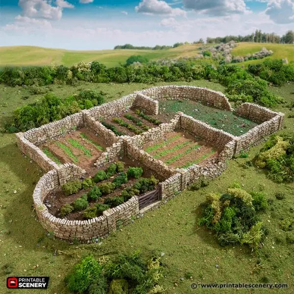 Country High Walls / Low Walls - Country & King - Fantasy Historical Walls