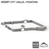 Desert City Walls & Fountain