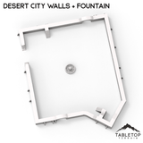 Desert City Walls & Fountain