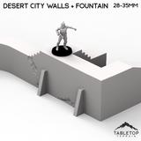 Desert City Walls & Fountain