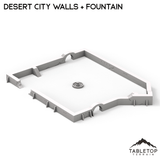 Desert City Walls & Fountain