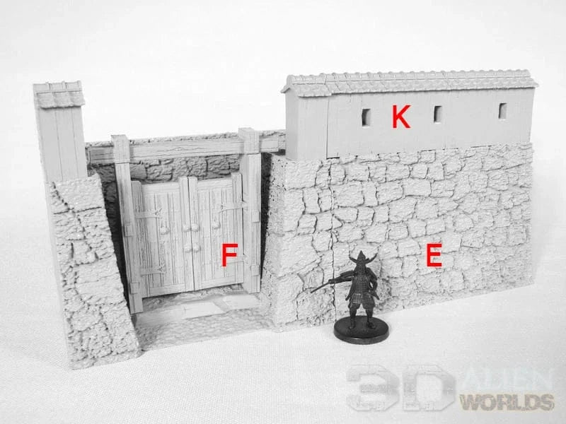 Samurai Castle Wall Set