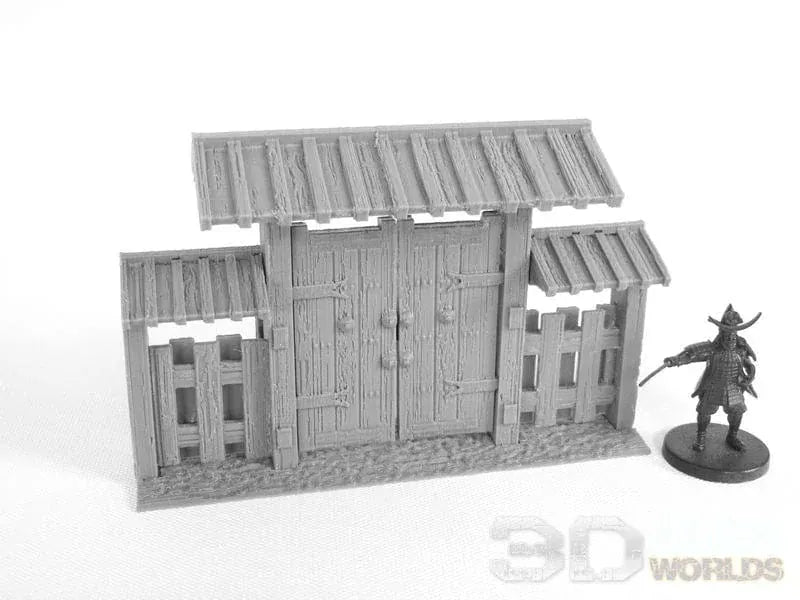 Samurai Wooden Wall Set