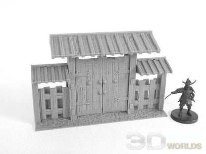 Samurai Wooden Wall Set