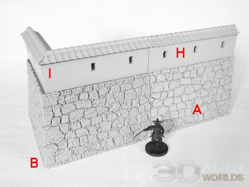 Samurai Castle Wall Set
