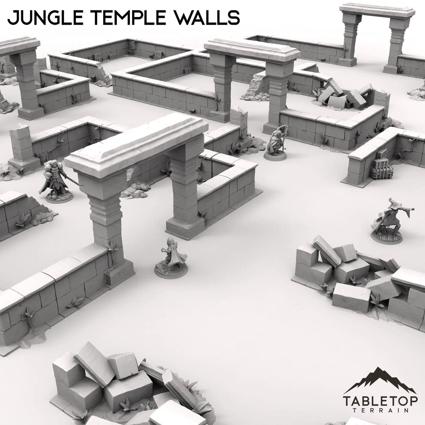 Jungle Temple Walls