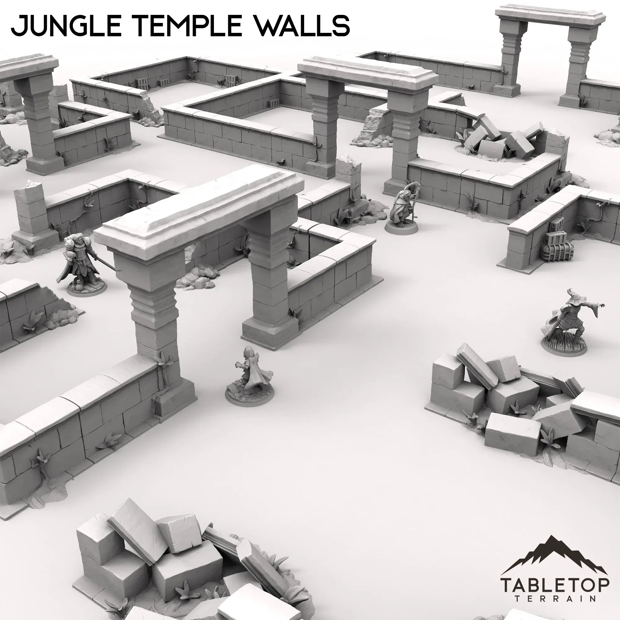 Jungle Temple Walls