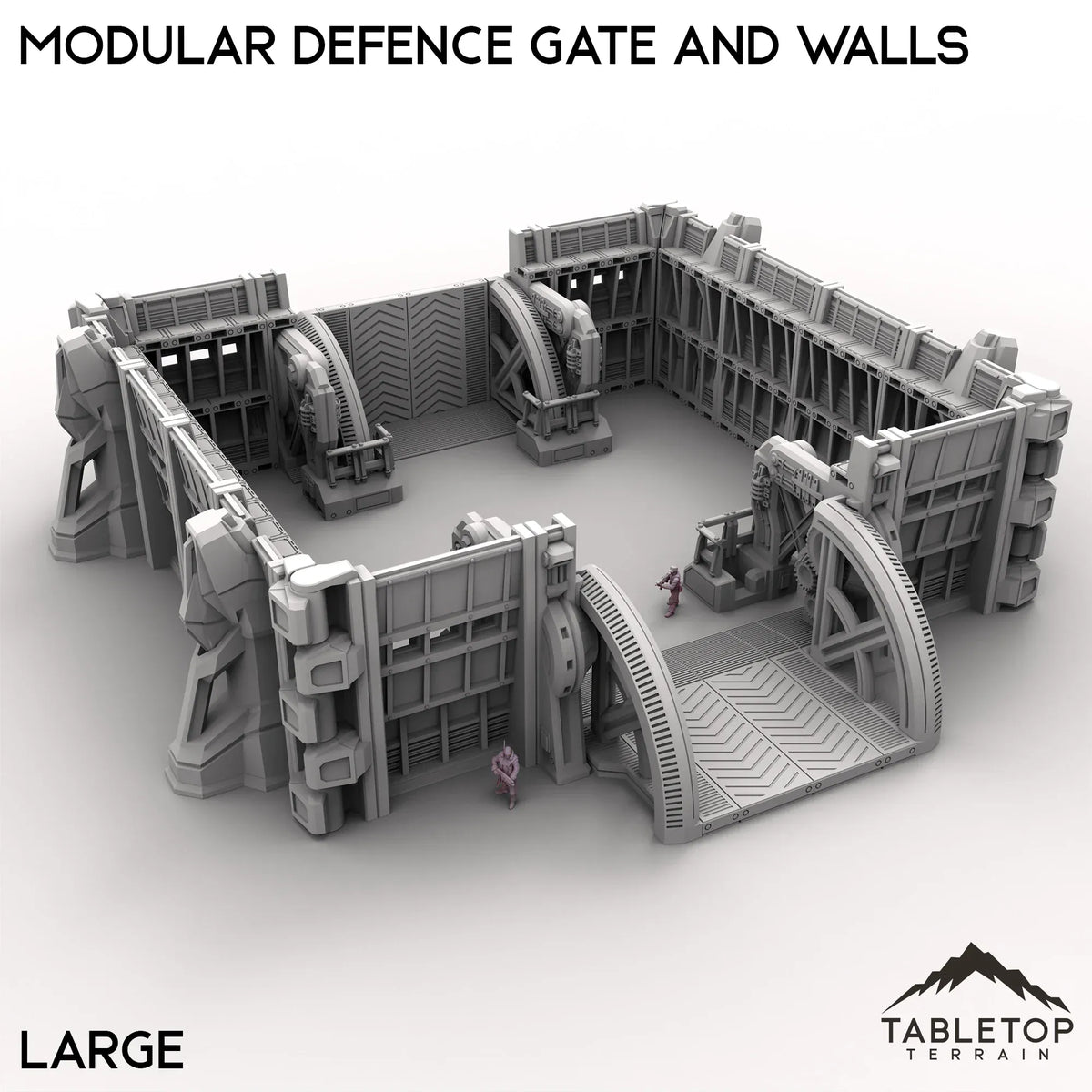 Modular Exponential Gate Modular Defense Gate and Walls – Wargame Portal
