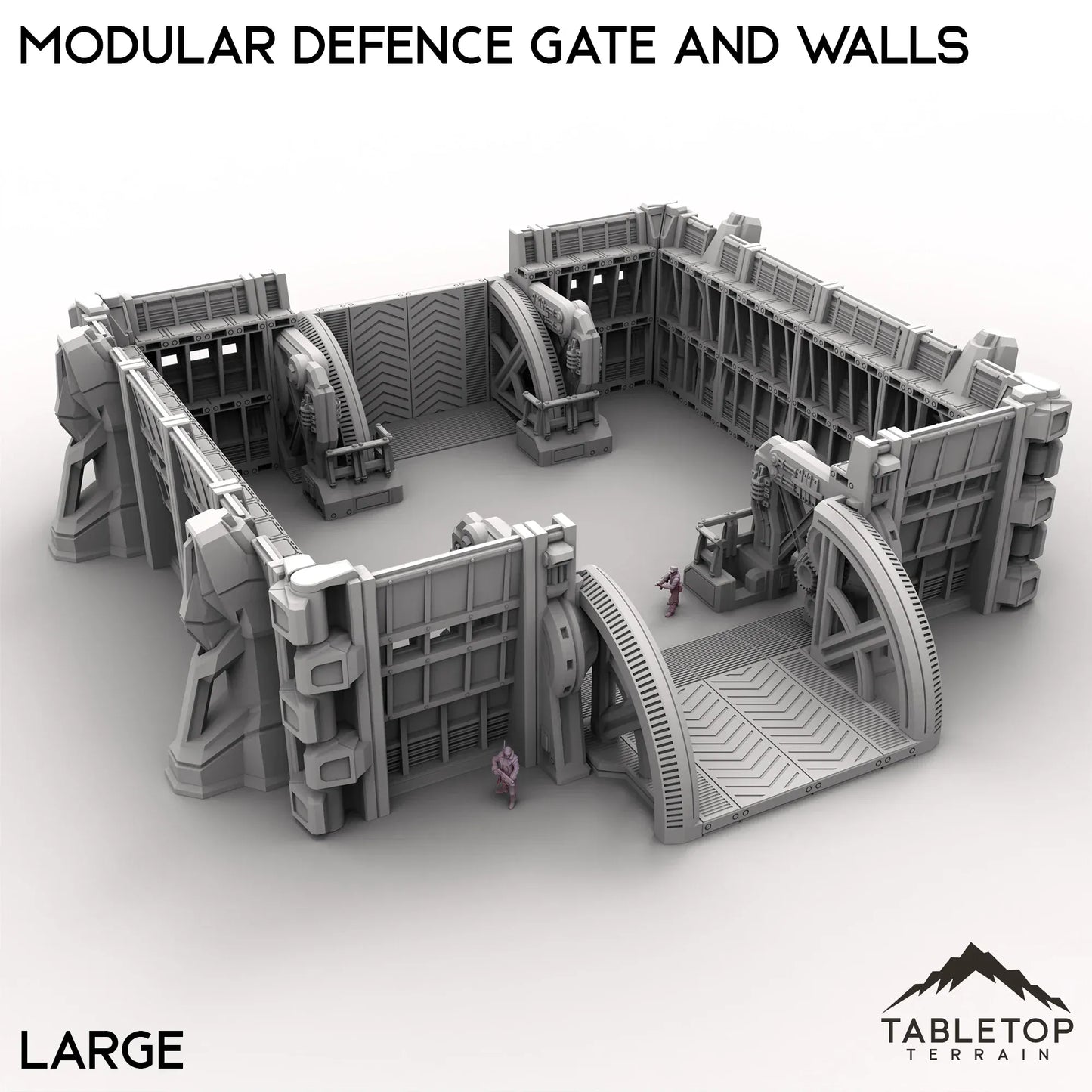 Modular Defense Gate and Walls