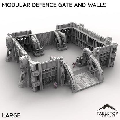 Modular Defense Gate and Walls
