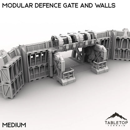 Modular Defense Gate and Walls