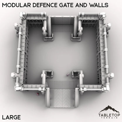 Modular Defense Gate and Walls