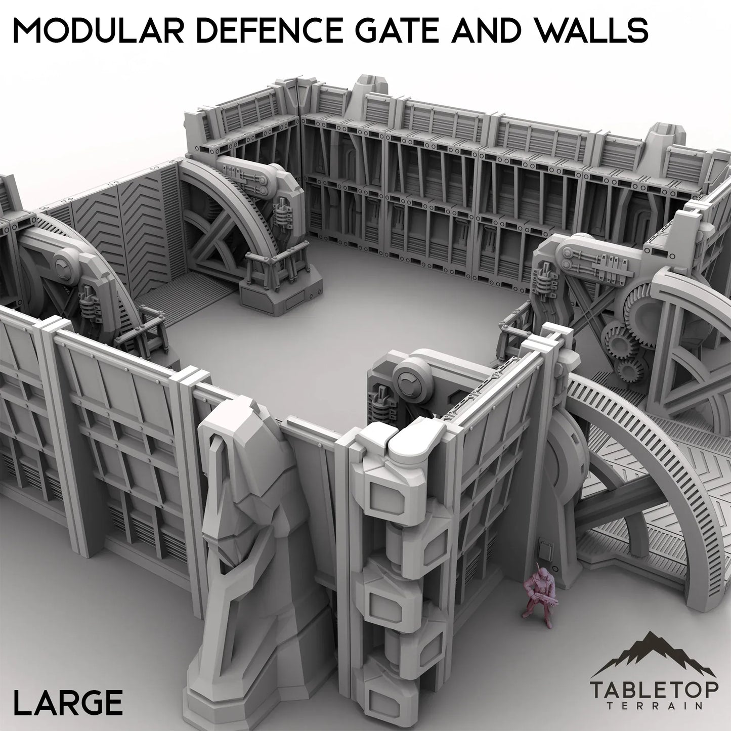 Modular Defense Gate and Walls