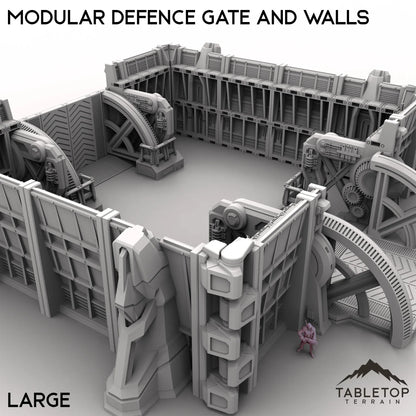 Modular Defense Gate and Walls