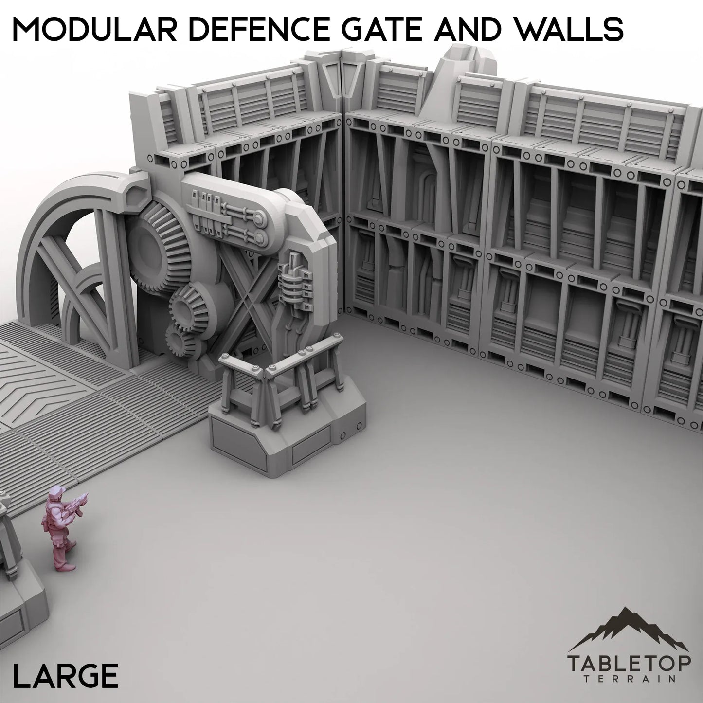 Modular Defense Gate and Walls
