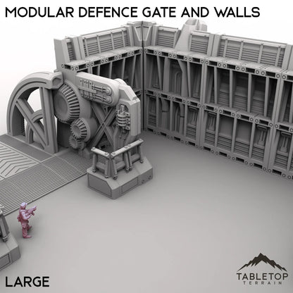 Modular Defense Gate and Walls