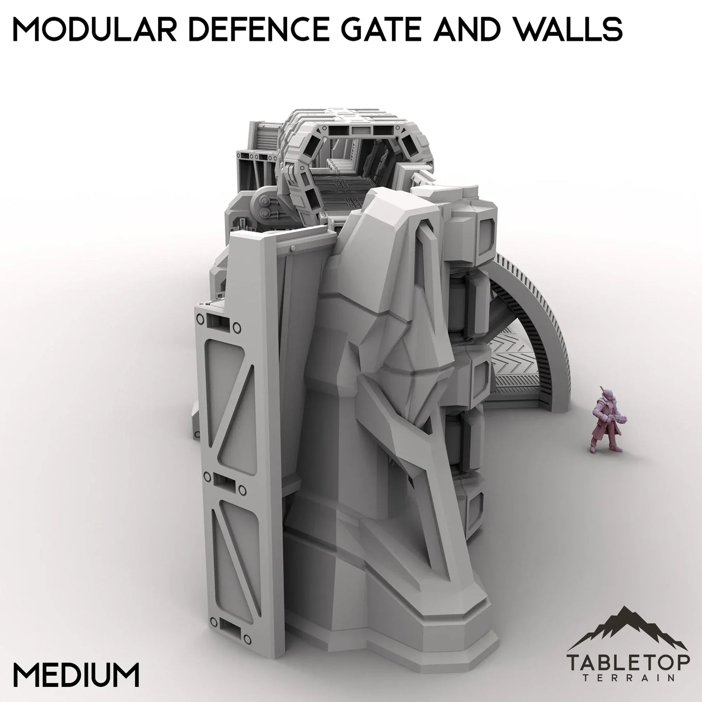 Modular Defense Gate and Walls