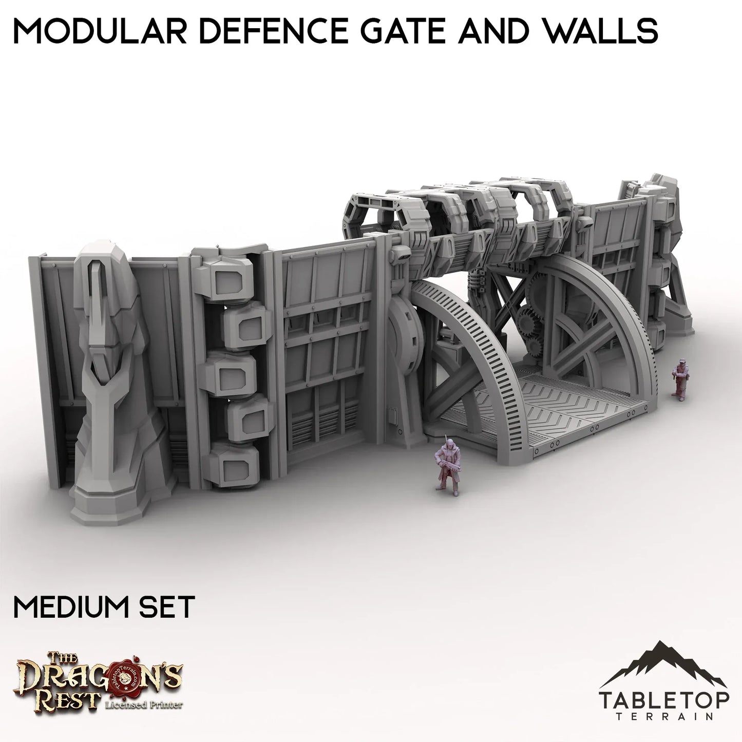 Modular Defense Gate and Walls