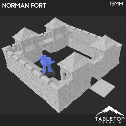 Norman Fort Walls /Ruined Fort Walls - Country & King- Fantasy Historical Walls