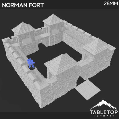 Norman Fort Walls /Ruined Fort Walls - Country & King- Fantasy Historical Walls