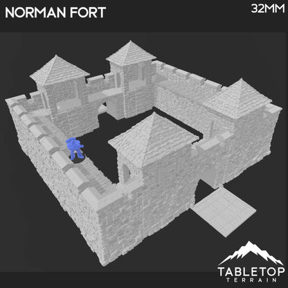 Norman Fort Walls /Ruined Fort Walls - Country & King- Fantasy Historical Walls