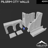 Pilgrim City Walls - Star Wars Legion Shatterpoint Wall Set