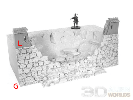 Samurai Castle Wall Set
