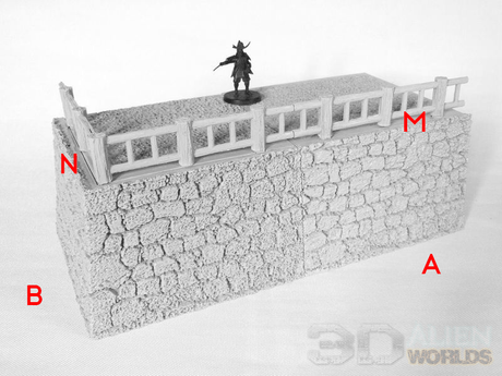 Samurai Castle Wall Set