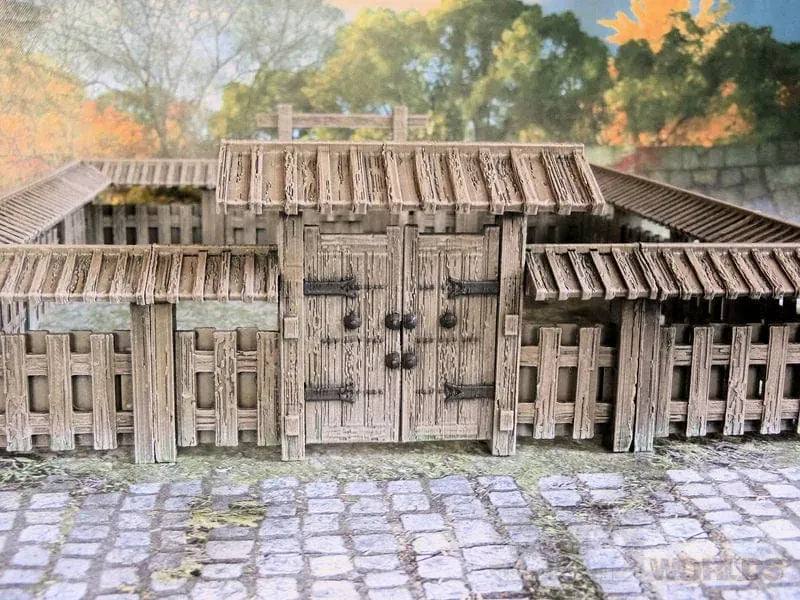 Samurai Wooden Wall Set