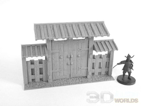 Samurai Wooden Wall Set