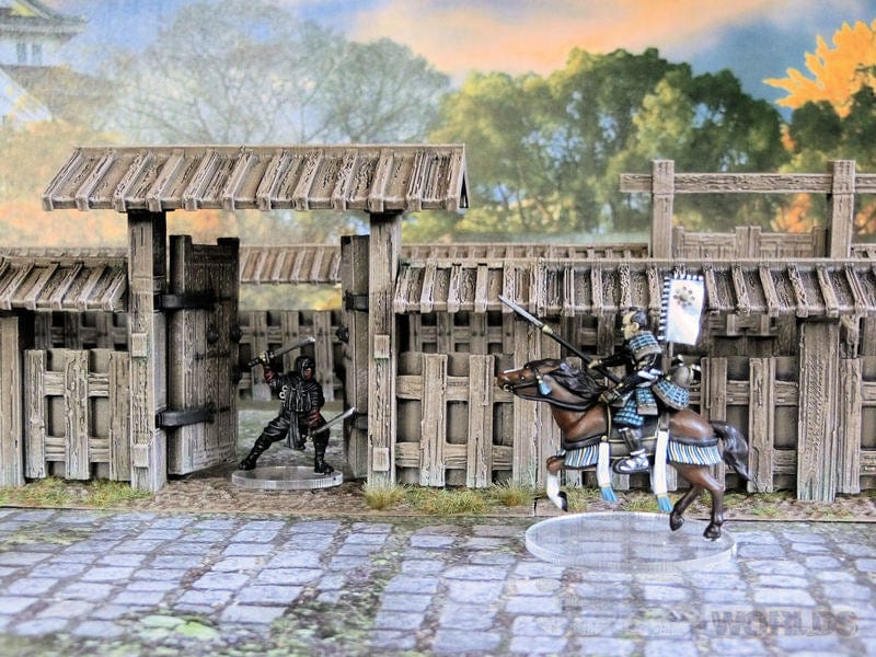 Samurai Wooden Wall Set