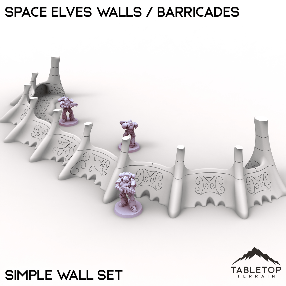 Space Elves Walls / Barricades