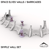 Space Elves Walls / Barricades