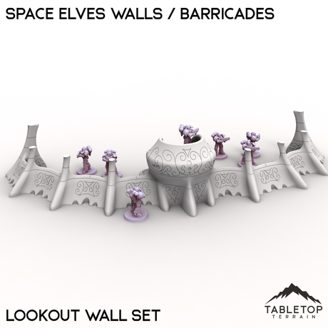 Space Elves Walls / Barricades