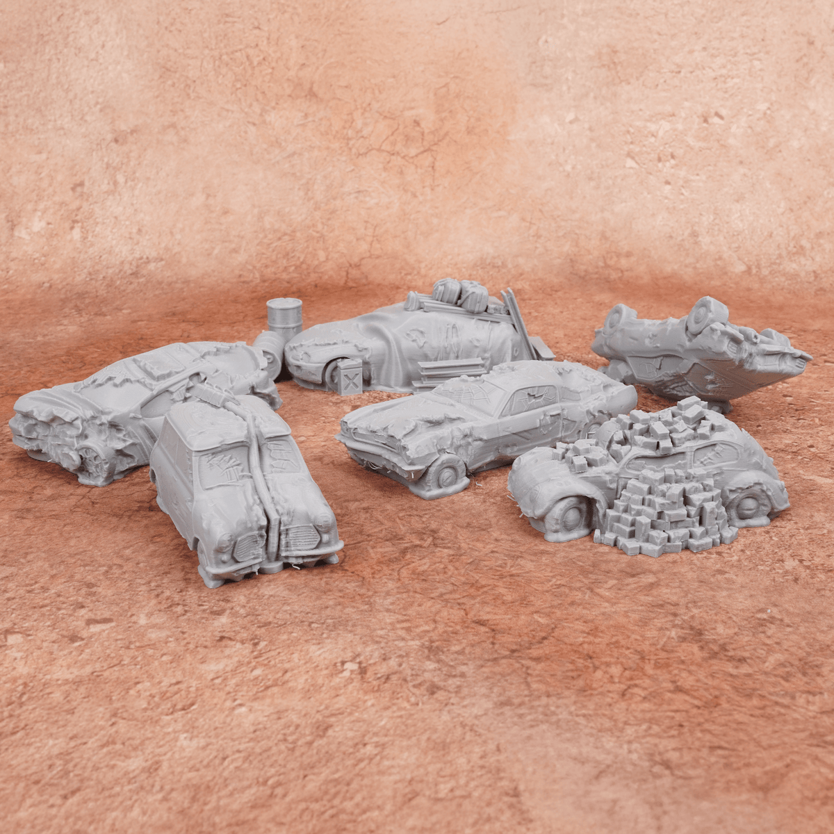 Wrecked Cars 32mm Scale - BF2025