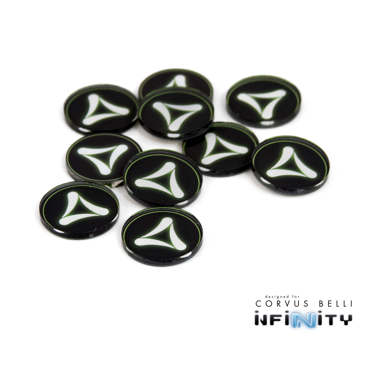 Full Color Infinity Faction Markers, 25mm (Bag of 10)