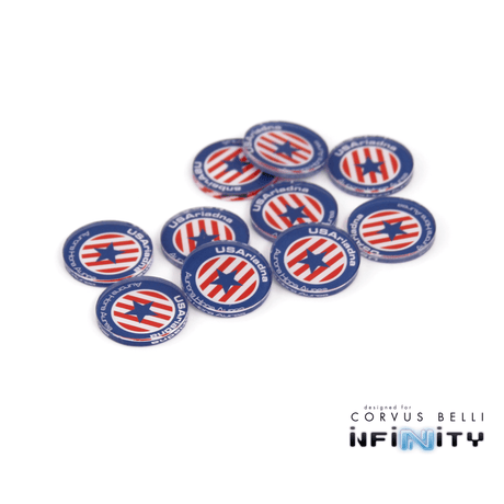 Full Color Infinity Faction Markers, 25mm (Bag of 10)